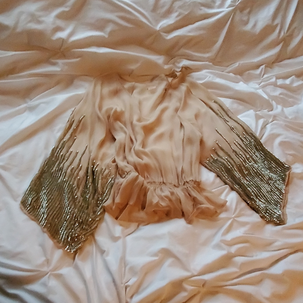 Boyod Boho Sequins Blouse at Neimans